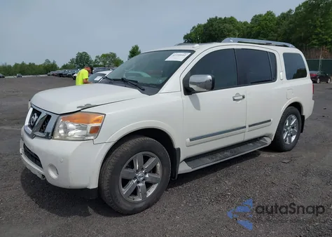 2013 Nissan Armada Platinum из США, поврежденный, VIN 5N1BA0NE1DN608866